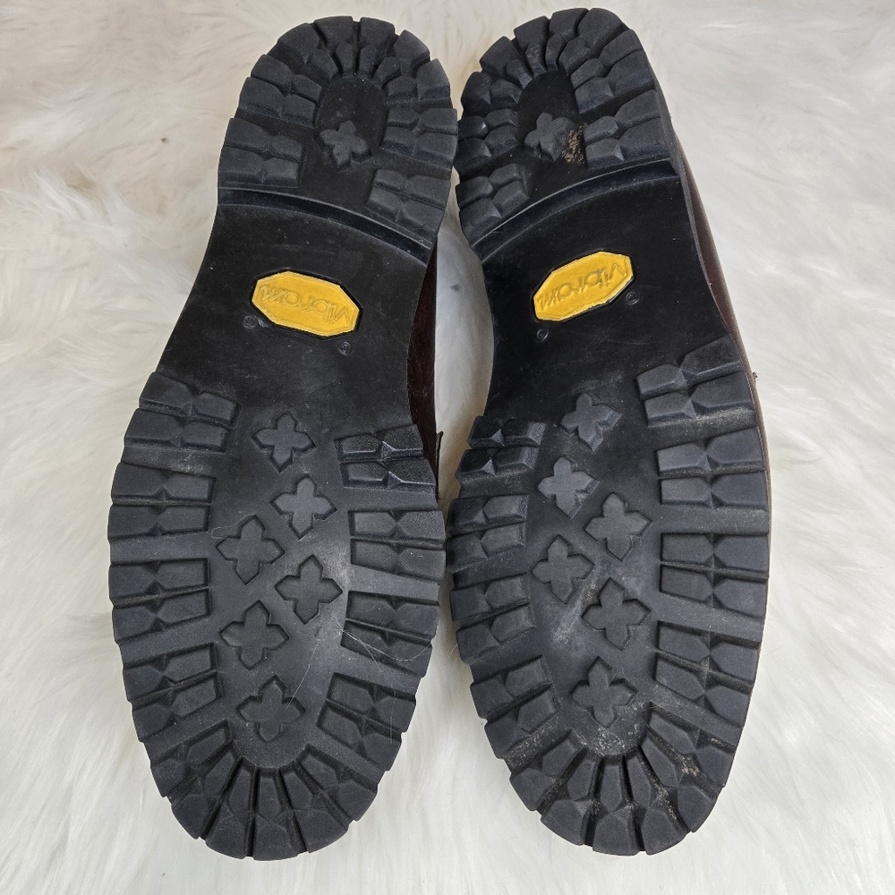 L.L.Bean Leather Penny Loafers With Vibram Soles - Picture 5 of 5